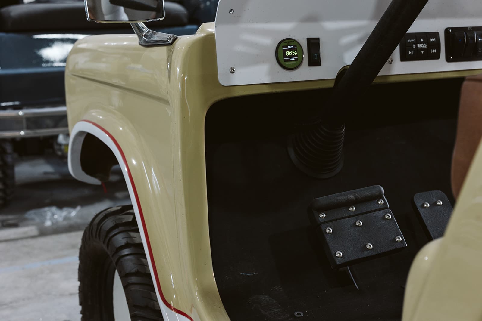 Build detail — front end assembly